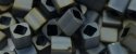 (image for) TOHO 4mm Cube Shape Seed Beads-Blue Grey Metallic Matte