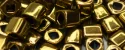 (image for) TOHO 4mm Cube Shape Seed Beads-Dark Gold Bronze Metallic