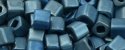 (image for) TOHO 4mm Cube Shape Seed Beads-Denim Blue Metallic Matte