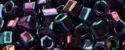 (image for) TOHO Size 8/o Hexagon Shape Seed Bead-Blue Iris Higher Metallic