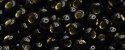 (image for) TOHO 11/o Round-Black Diamond Silver Lined. 11T2210