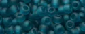 (image for) TOHO Size 8/o Round Seed Bead-Blue Zircon Transparent Matte 8T7BDF