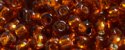 (image for) TOHO 11/o Round-Burnt Orange Silver Lined. 11T2208