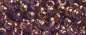 (image for) TOHO 11/o Round-Dark Amethyst Gold Luster. 11T201