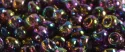 (image for) TOHO 8/o Round Seed Bead-Dark Amethyst Transparent Rainbow #8T166C