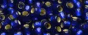 (image for) TOHO 8/o Round Seed Bead-Dark Cobalt Blue Silver Lined Matte 8T28DF