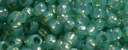 (image for) TOHO 11/o Round-Dark Mint Opal Silver Lined PermaFinish. 11TPF2119