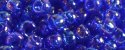 (image for) TOHO 15/o Round Seed Bead-Dark Sapphire Transparent Rainbow. 15T87