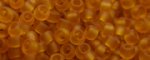 (image for) TOHO Size 8/o Round Seed Bead-Dark Topaz Transparent Matte 8T2CF