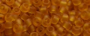 (image for) TOHO Size 8/o Round Seed Bead-Dark Topaz Transparent Matte 8T2CF
