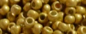 (image for) TOHO 8/o Round Seed Bead-Gold Galvanized Matte PermaFinish #8TPF557F