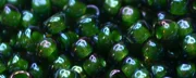 (image for) TOHO 11/o Round-Green Lined Blue Zircon Rainbow. 11T384