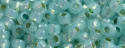 (image for) TOHO 11/o Round-Light Aqua Opal Silver Lined PermaFinish. 11TPF2116