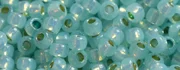 (image for) TOHO 11/o Round-Light Aqua Opal Silver Lined PermaFinish. 11TPF2116