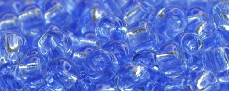 (image for) TOHO Size 8/o Round Seed Bead-Light Sapphire Transparent 8T13