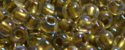 (image for) TOHO 8/o Round Seed Bead-Light Bronze Lined Crystal Rainbow #8T262
