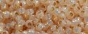 (image for) TOHO 8/o Round Seed Bead-Light Peach Opal Silver Lined PermaFinish #8TPF2126