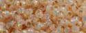 (image for) TOHO 8/o Round Seed Bead-Light Peach Opal Silver Lined PermaFinish #8TPF2126