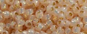 (image for) TOHO 8/o Round Seed Bead-Light Peach Opal Silver Lined PermaFinish #8TPF2126