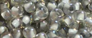 (image for) TOHO 11/o Round-Grey Lined Crystal Rainbow. 11T261