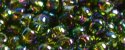(image for) TOHO 8/o Round Seed Bead-Olivine Transparent Rainbow #8T180