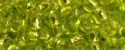 (image for) TOHO Size 8/o Round Seed Bead-Peridot Green Silver Lined 8T24