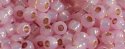 (image for) TOHO 15/o Round Seed Bead-Pink Opal Silver Lined PermaFinish. 15TPF2105