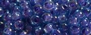 (image for) TOHO 11/o Round-Purple Lined Cobalt Rainbow. 11T1837