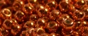 (image for) TOHO 11/o Round-Sun Burnt Orange Galvanized PermaFinish. 11TPF562