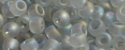(image for) TOHO 8/o Round Seed Bead-Lighter Black Diamond Transparent Rainbow Matte #8T176AF
