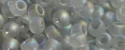 (image for) TOHO 8/o Round Seed Bead-Lighter Black Diamond Transparent Rainbow Matte #8T176AF