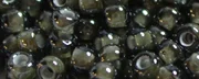 (image for) TOHO 11/o Round-White Lined Black Diamond Transparent. 11T371