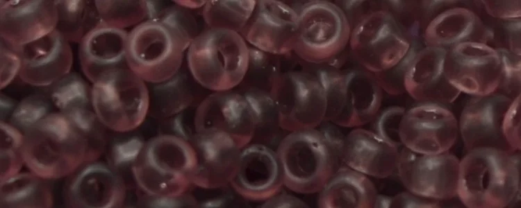 (image for) TOHO 15/o Round Seed Bead-Amethyst Transparent Matte. 15T6BF