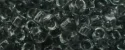 (image for) TOHO 15/o Round Seed Bead-Black Diamond Transparent. 16T9B