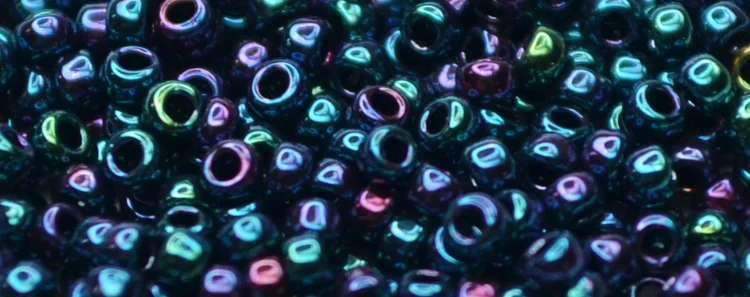 (image for) TOHO 15/o Round Seed Bead-Blue Iris Higher Metallic. 15T505