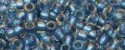 (image for) TOHO 15/o Round Seed Bead-Blue Lined Crystal Rainbow. 15T263