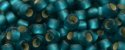(image for) TOHO 15/o Round Seed Bead-Blue Zircon Silver Lined Matte. 15T27BDF
