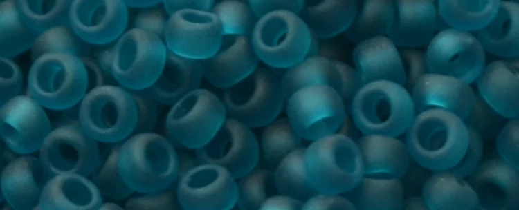 (image for) TOHO 15/o Round Seed Bead-Blue Zircon Transparent Matte. 15T7BDF
