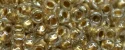 (image for) TOHO 15/o Round Seed Bead-Bronze Lined Crystal. 15T989