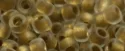 (image for) TOHO 15/o Round Seed Bead-Bronze Lined Crystal Matte. 15T989FM