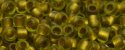 (image for) TOHO 15/o Round Seed Bead-Bronze Lined Peridot Rainbow Matte. 15T996FM