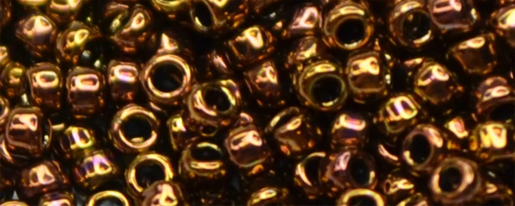 (image for) TOHO 15/o Round Seed Bead-Copper Metallic. 15T224