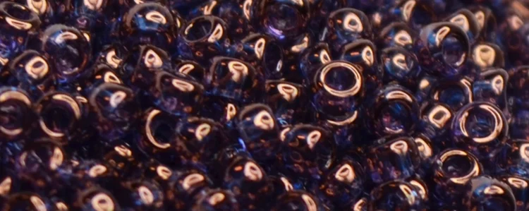 (image for) TOHO 15/o Round Seed Bead-Dark Amethyst Gold Luster. 15T201
