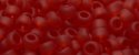 (image for) TOHO 15/o Round Seed Bead-Dark Ruby Transparent Matte. 15T5CF