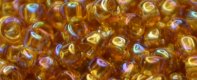 (image for) TOHO 15/o Round Seed Bead-Dark Topaz Transparent Rainbow. 15T162C