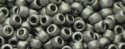 (image for) TOHO 15/o Round Seed Bead-Dull Steel Matte. 15T566