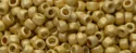 (image for) TOHO 15/o Round Seed Bead-Gold Galvanized Matte PermaFinish. 15TPF557F