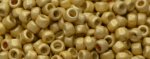 (image for) TOHO 15/o Round Seed Bead-Gold Galvanized Matte PermaFinish. 15TPF557F