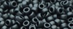 (image for) TOHO 15/o Round Seed Bead-Gunmetal Metallic Matte. 15T611