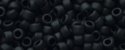 (image for) TOHO 15/o Round Seed Bead-Jet Black Matte Opaque. 15T49F